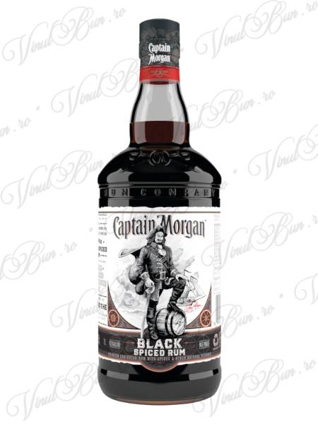 Rom Captain Morgan Black Spiced 1L